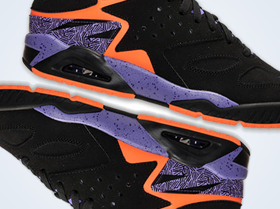 Nike Air Tech Challenge Huarache – Black – Court Purple – Orange
