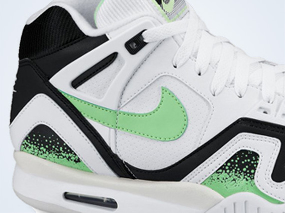 Nike Air Tech Challenge II – White – Black – Lime