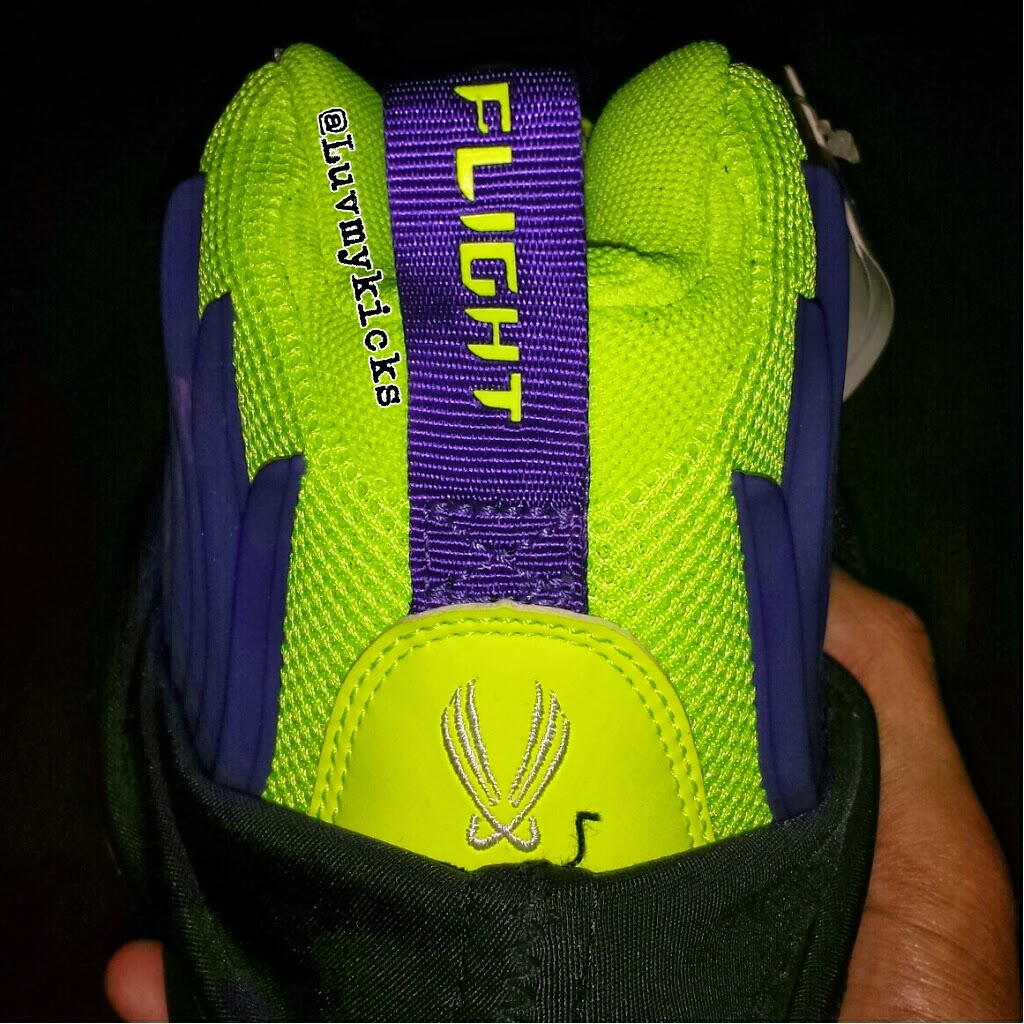 Nike Air Zoom Flight The Glove Black Purple Neon 04