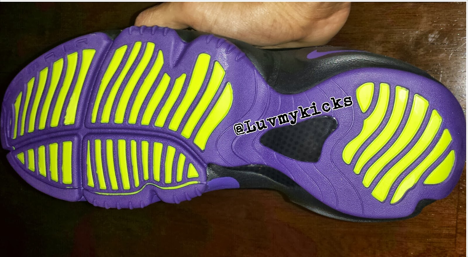 Nike Air Zoom Flight The Glove Black Purple Neon 05