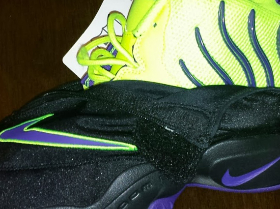 purple and lime green nike shoes