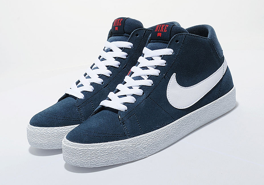 Nike Blazer Mid Lr Armory Navy White 01
