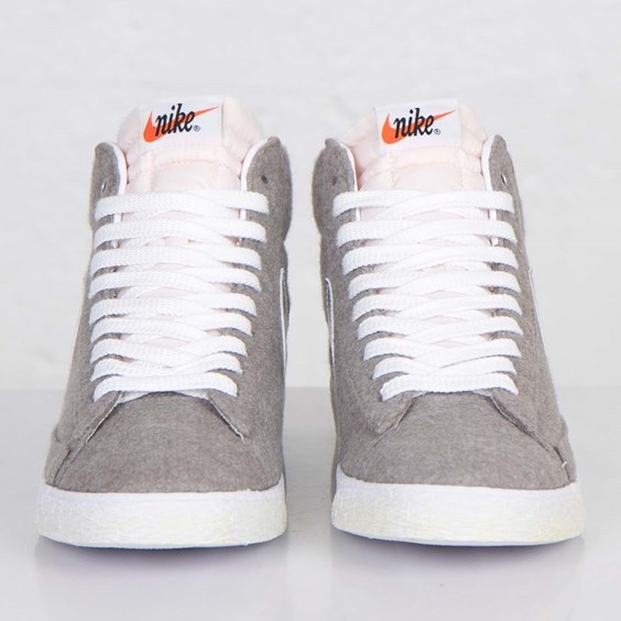 Nike Blazer Mid PRM - Granite - Metallic Silver - White - SneakerNews.com