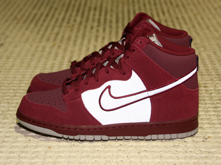 Nike Dunk High Maroon 3m 1