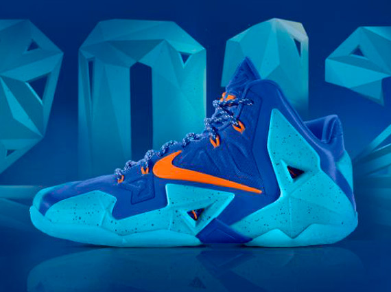 UnsfoShops nike shoe with chrome swoosh blue dress code chart NIKEiD Designs a World Champion LeBron 11