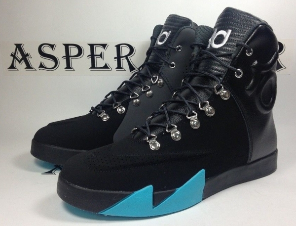 Nike Kd 6 Nsw Lifestyl Black Gamma Blue Leather 05