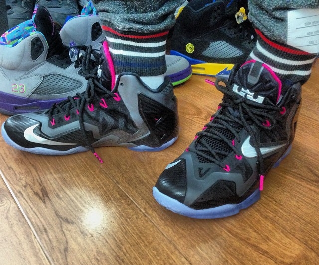 Nike Lebron 11 Carbon Fiber On Feet 01