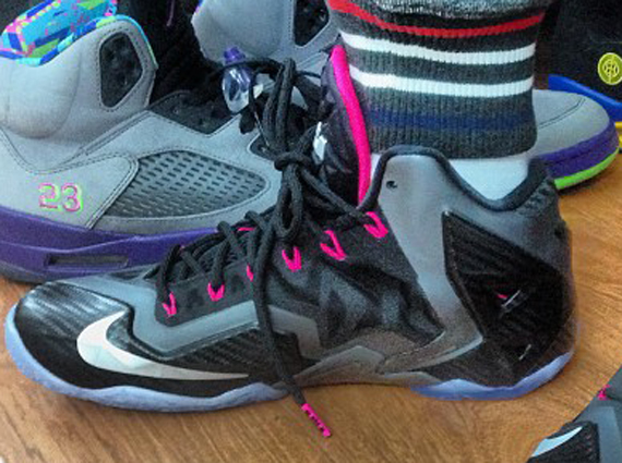 Nike LeBron 11 “Carbon Fiber” – On-Feet Photo