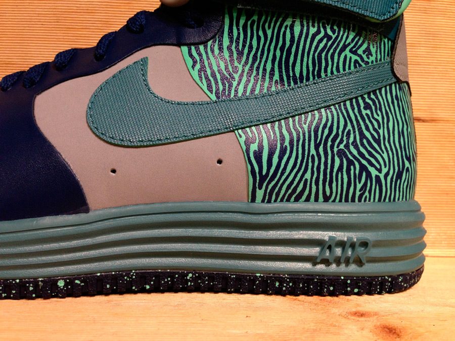 Nike Lunar Force 1 Hi Silver Teal Navy 2