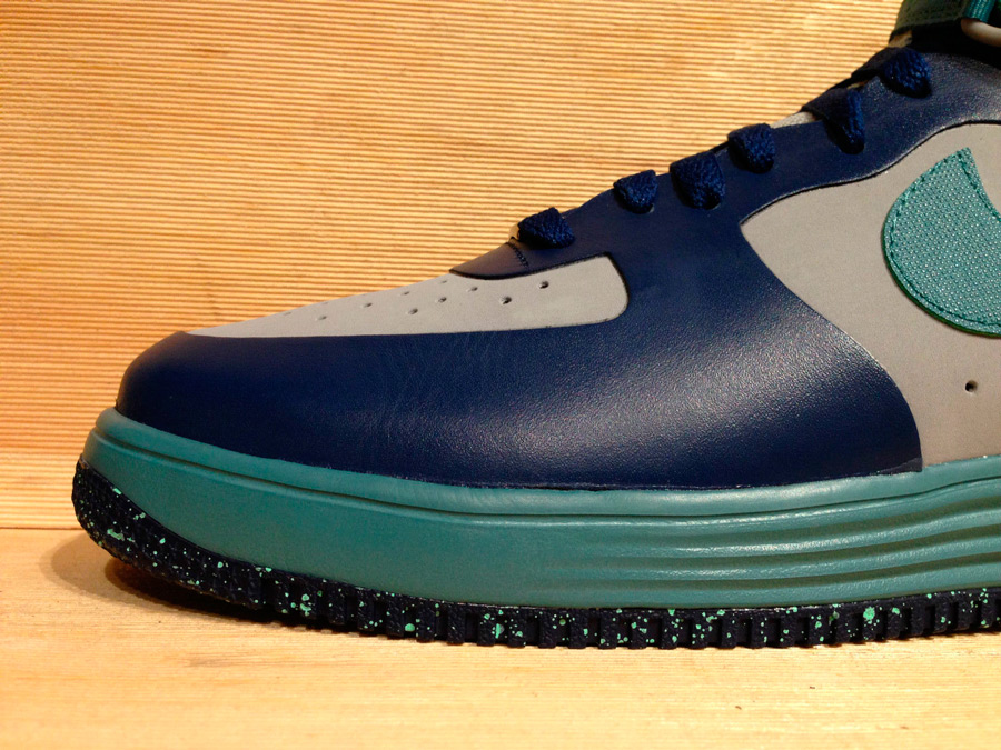 Nike Lunar Force 1 Hi Silver Teal Navy 3