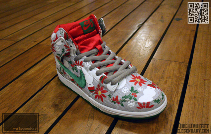 Nike Sb Dunk High Ugly Christmas Sweater Release Date 01