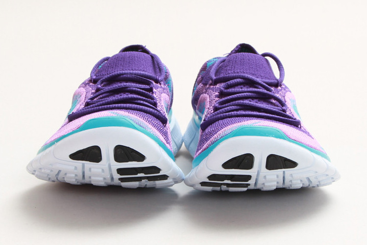 Nike Wmns Free Flyknit Purple Turquoise 1