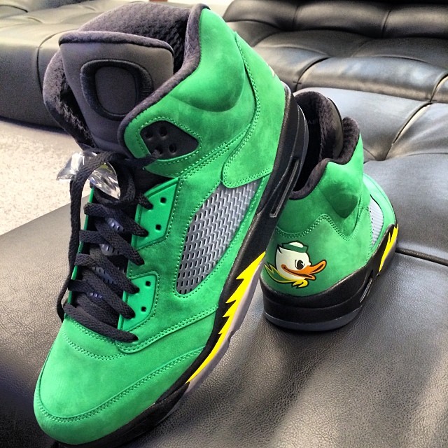 Oregon Ducks Jordan 5s