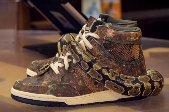 Louis Vuitton Python Upside Down Sneakers - SneakerNews.com