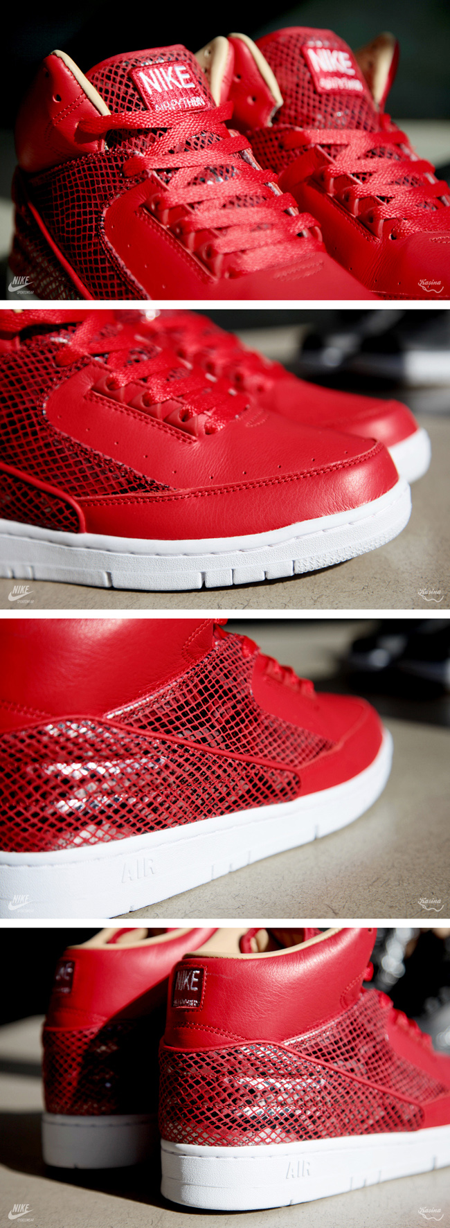 Red Nike Air Python 01