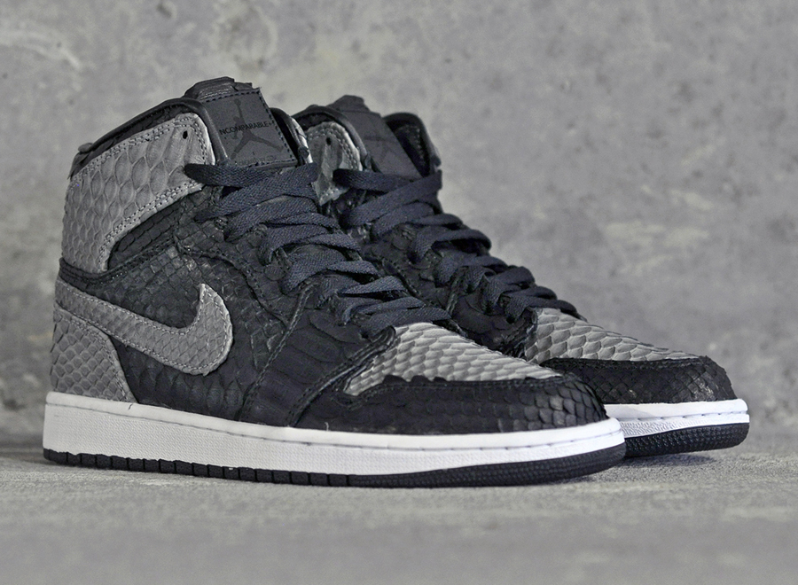 Air Jordan 1 "Shadow Python" by JBF Customs