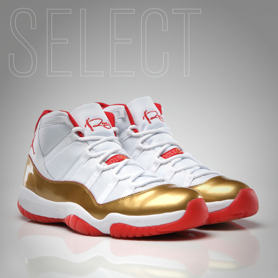 Sn Select Air Jordan Xi Ray Allen Championship Pe Cover 1
