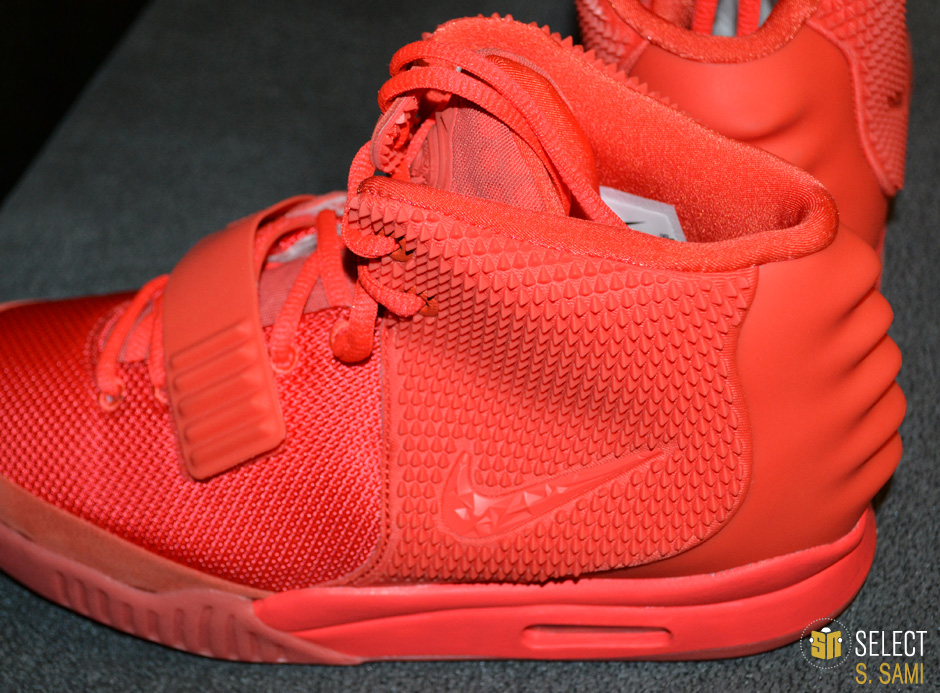 sn select red nike air yeezy 2 19