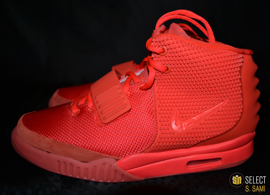 Nike Air Yeezy 2 SP 'Red October' Mens Sneakers - Size 7.0