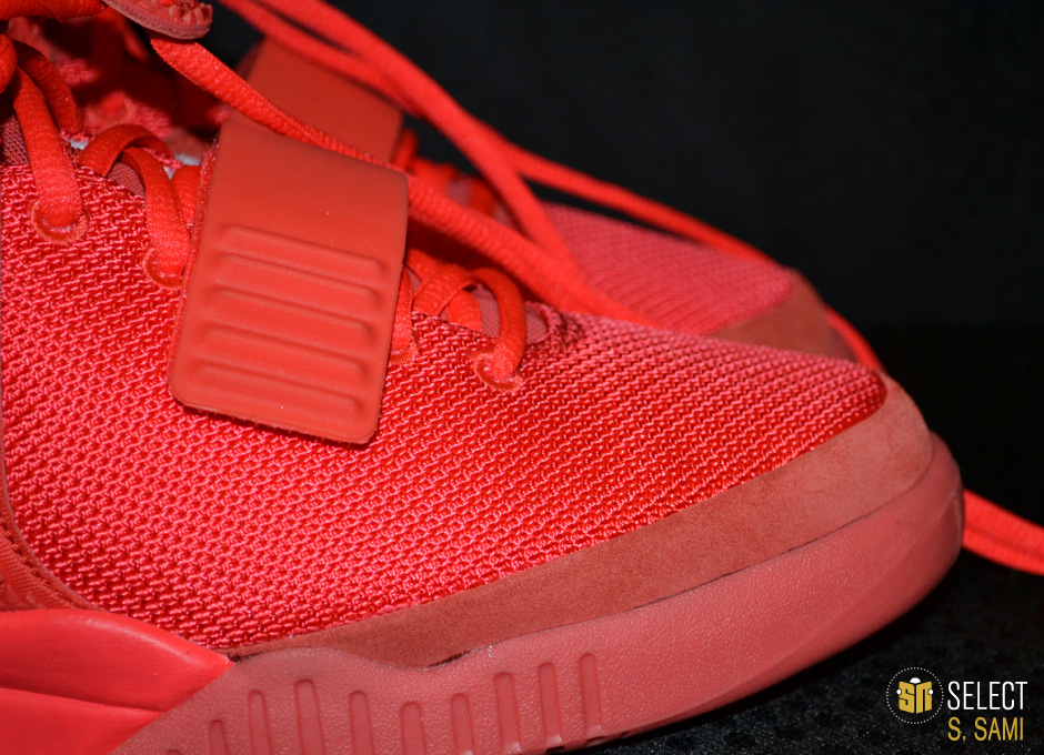 Sn Select Red Nike Air Yeezy 2 45