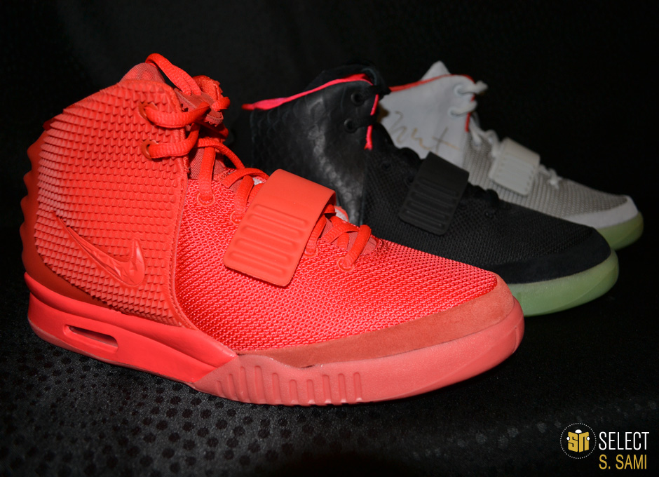 yeezy red october fake