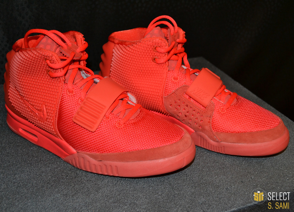 Sn Select Red Nike Air Yeezy 2 5