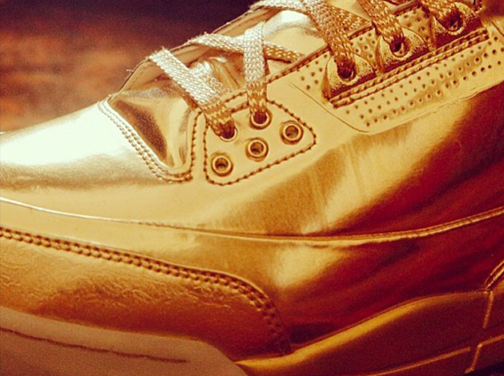 Usher Gold Air Jordan 3