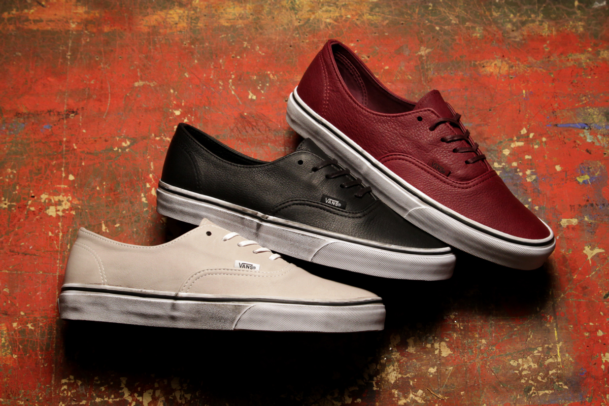 Vans California Authentic Decon Distressed Leather 01