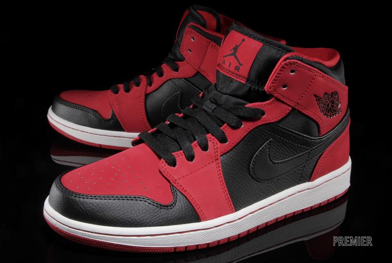 Air Jordan 1 Mid Gym Red Black Available 02