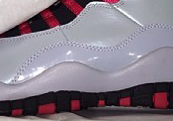 red black and white patent leather jordans