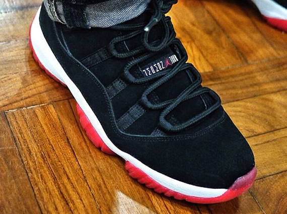 Air Jordan 11 "Bred Nubuck" Sample