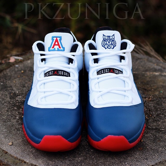 Air Jordan 11 Low Arizona Wildcats Custom 02