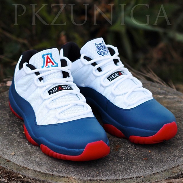 Air Jordan 11 Low Arizona Wildcats Custom 03