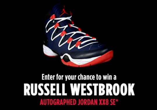 Air Jordan XX8 SE Autographed by Russell Westbrook – Foot Locker “23 Days of Flight” Giveaway