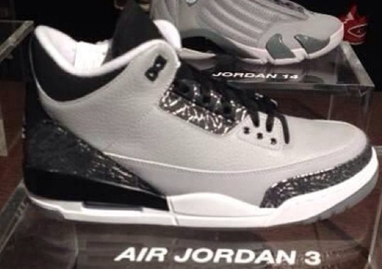 Air Jordan 3 Retro – Wolf Grey – Metallic Silver – Black – White