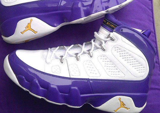 Air Jordan 9 – Kobe Bryant “Lakers” PE on eBay