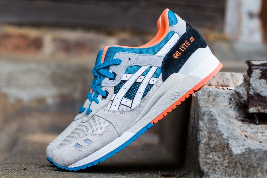 asics gel lyte iii grey blue pink