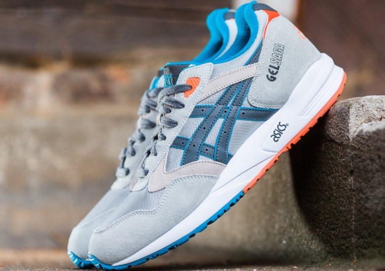 Asics Gel Saga – Grey – Orange – Blue