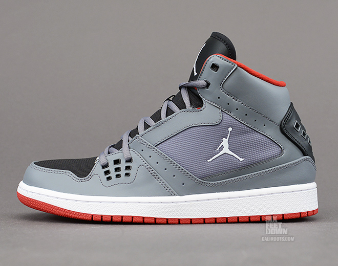 jordan flight grey and white