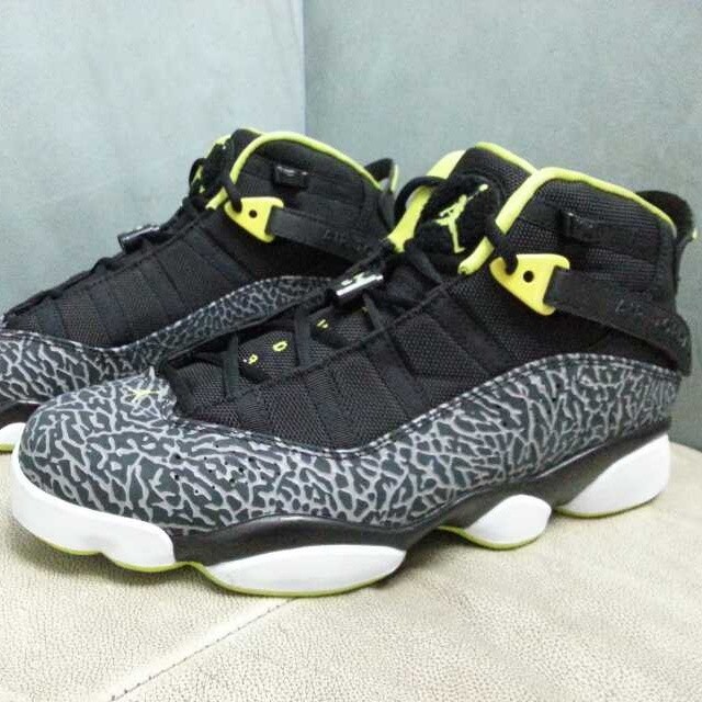 Jordan 6 Rings Elephant Black Volt 01