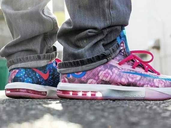 Nike KD 6 “Aunt Pearl” – On-Feet Images