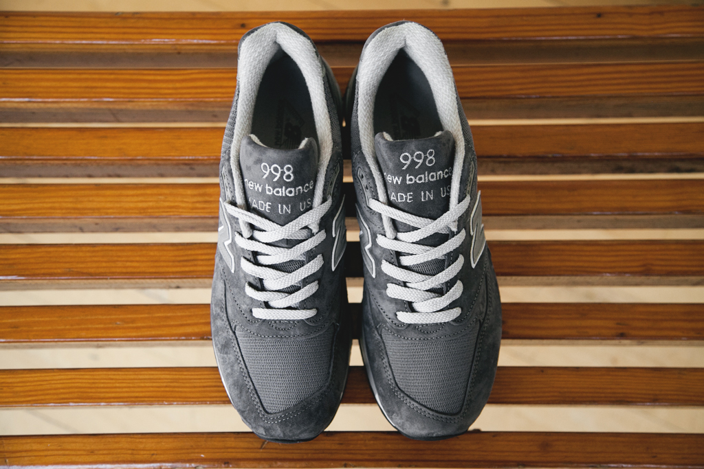 New Balance 998 Charcoal White 06