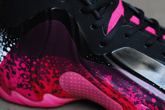 Nike Air Flightposite Exposed Vivid Pink Black 02