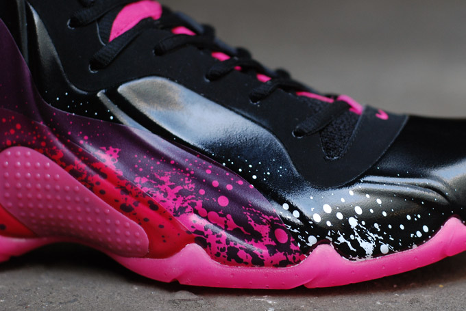 Nike Air Flightposite Exposed Vivid Pink Black 03