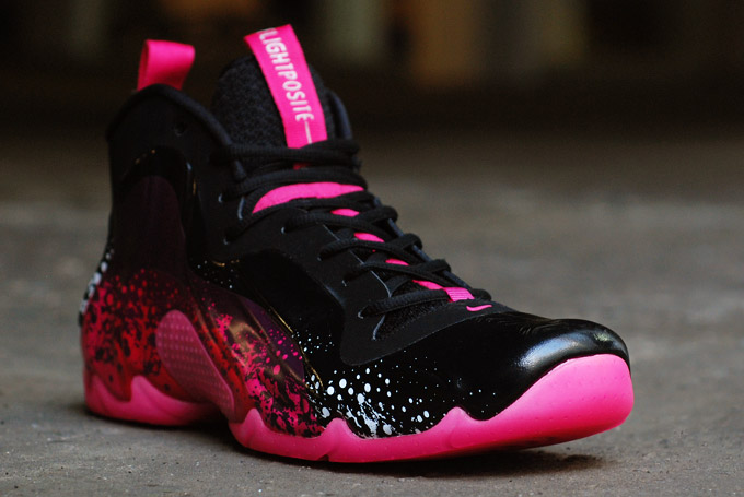 Nike Air Flightposite Exposed Vivid Pink Black 05