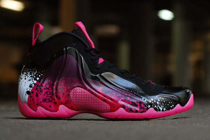 Nike Air Flightposite Exposed Vivid Pink Black 06