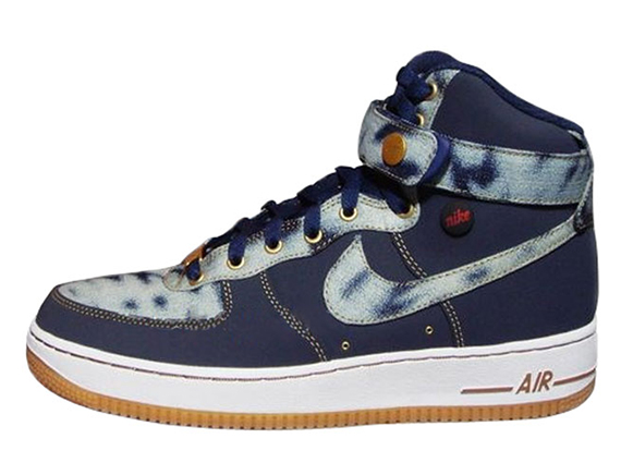 nike air force 1 high with jeans