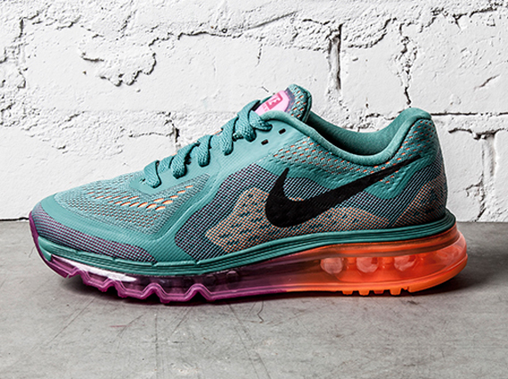 Nike Air Max 2014 – Atomic Orange – Forest Green