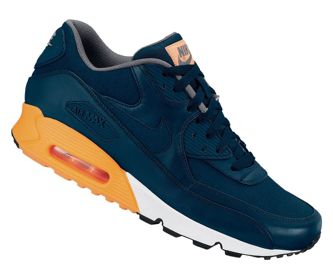 Nike Air Max 90 Dark Obsidian Grey Orange 01