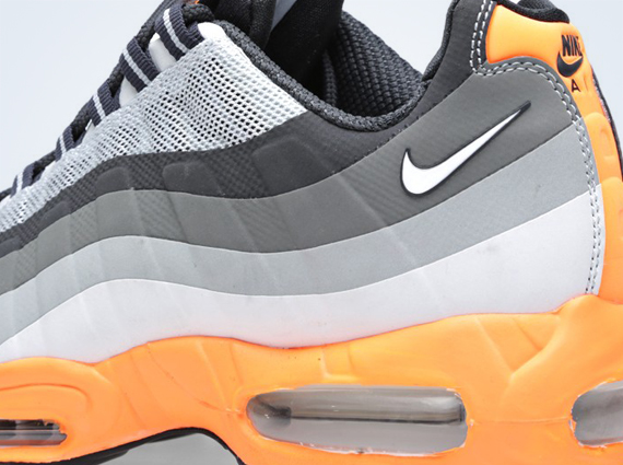 Nike Air Max 95 No-Sew – Light Base Grey – Orange